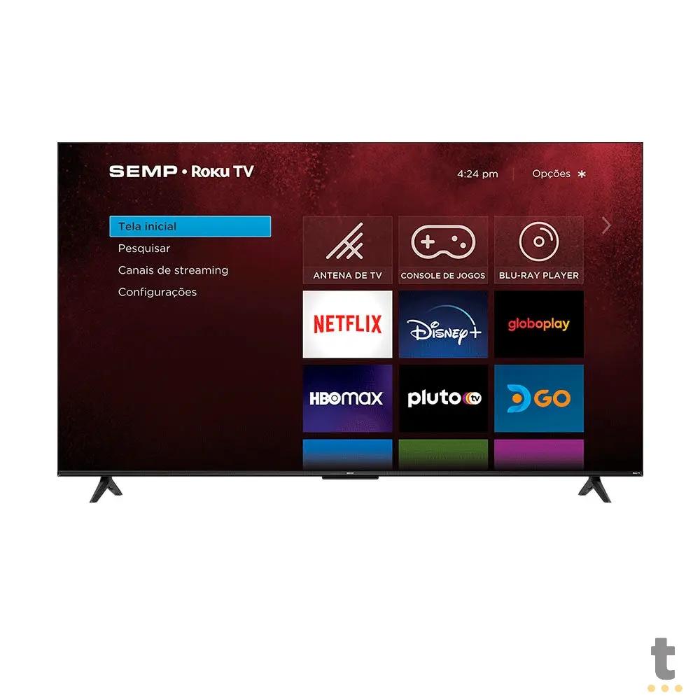 Smart TV Led Semp 55" 4K UHD Wi-fi USB HDMI Roku TV - 55RK8600 Truedata